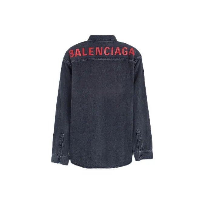 Balenciaga Shirts Men Black-0