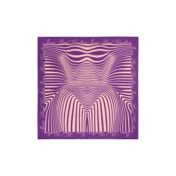 Jean Paul Gaultier Silk Scarves Women's Purple