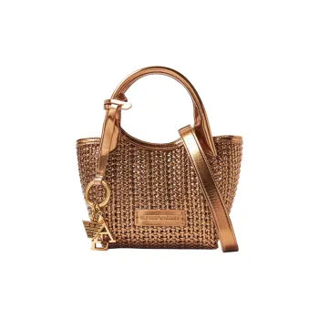 EMPORIO ARMANI Artificial Leather Tote Bag, Shopping Bag, Shoulder Bag, Crossbody Bag, Handbag Trumpets Women's Brown
