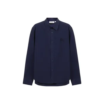 KENZO Classic Tiger Head Shirts Men Navy