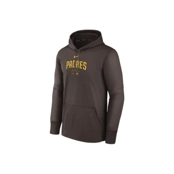 Nike San Diego Padres Authentic Collection Practice Men's Nike Therma Mlb Pullover Hoodie