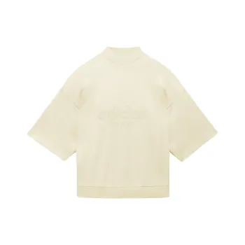 Adidas Athletics Heavy Jersey 3/4 Mock Tee