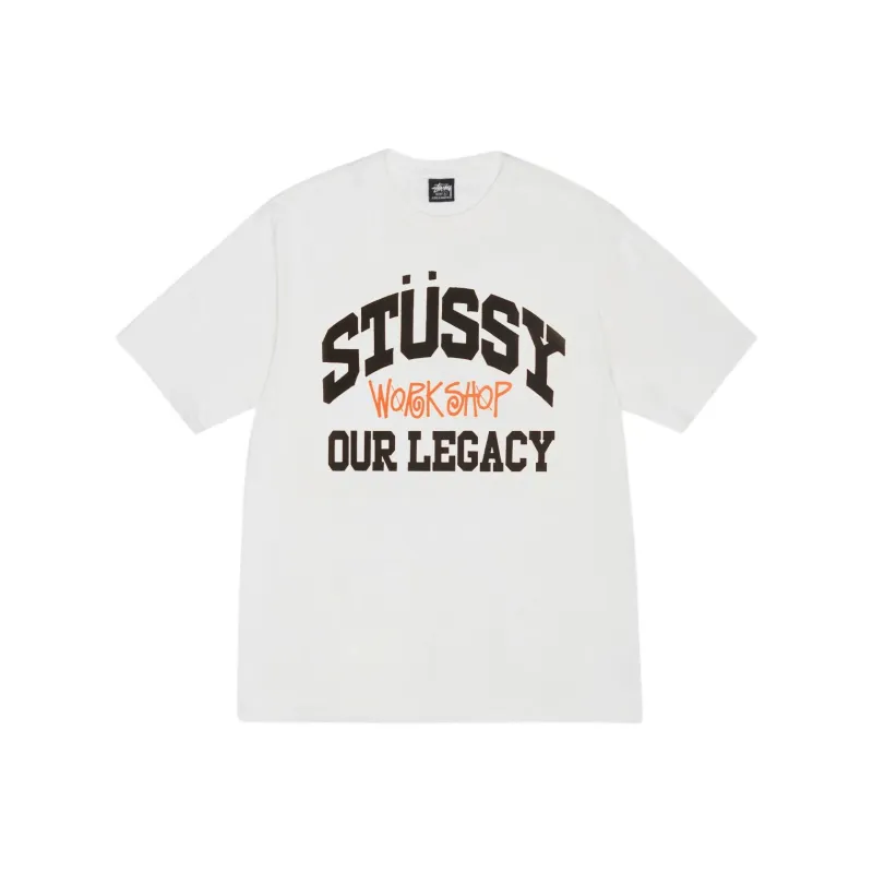 Stussy X Our Legacy Work Shop Collegiate Pigment Dyed Tee-2