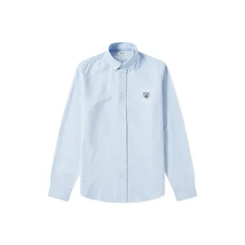 KENZO Shirts Men Light Blue