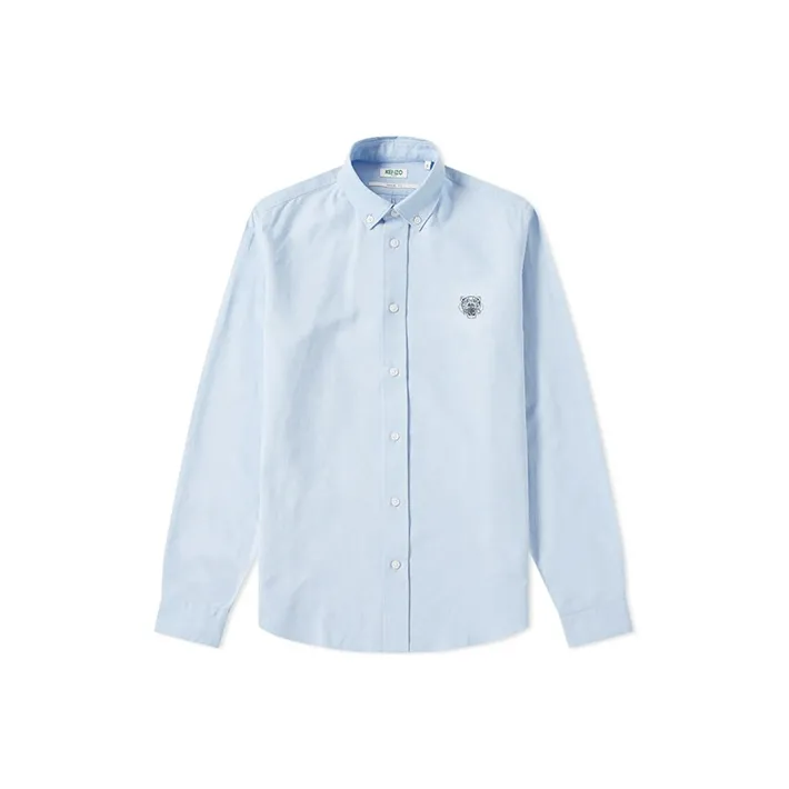 KENZO Shirts Men Light Blue-0