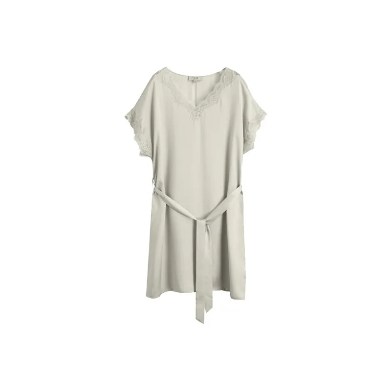 JINSANT Nightgown Women's Light Celadon-0