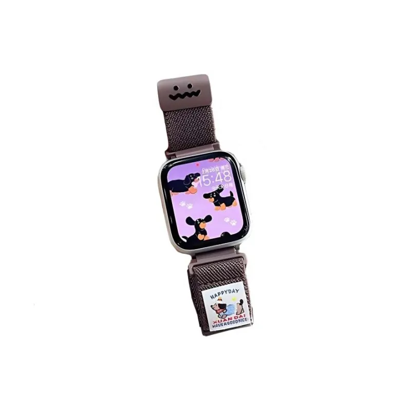 Fly Apple Compatibility Watch Band 145~200mm Fabric Material-0