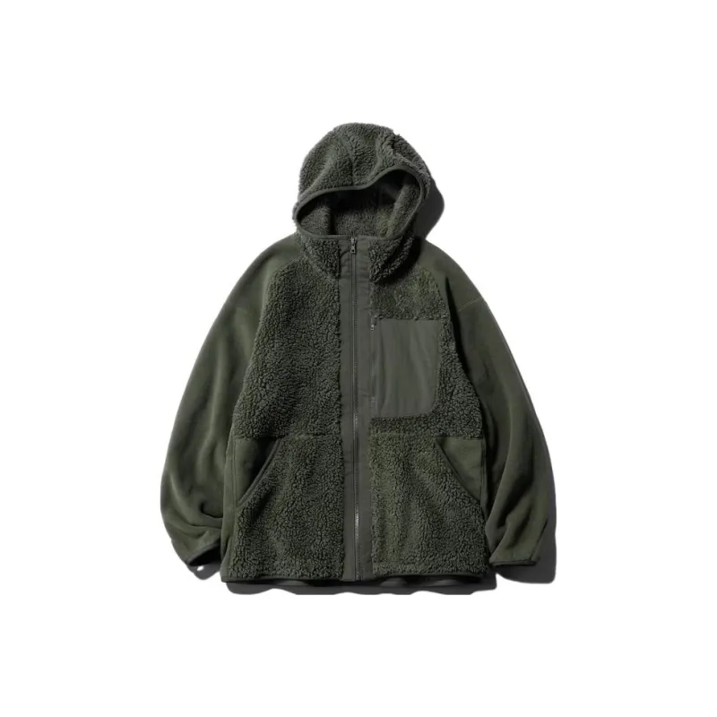 White Mountaineering X UNIQLO Sweatshirts Unisex Dark Green-0