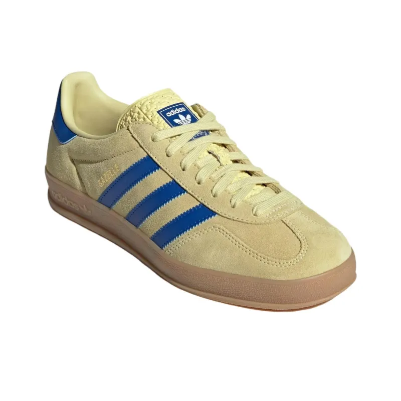 Adidas Originals Gazelle Indoor Powder Yellow Royal Blue-2