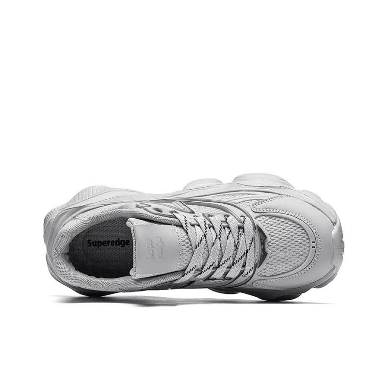 SUPEREDGE Slip Resistant And Abrasion Resistant Coverage Low Top Chunky Sneakers Men's-9