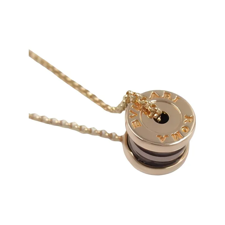 BVLGARI 18K Rose Gold Necklaces Women's Pink Gold-2