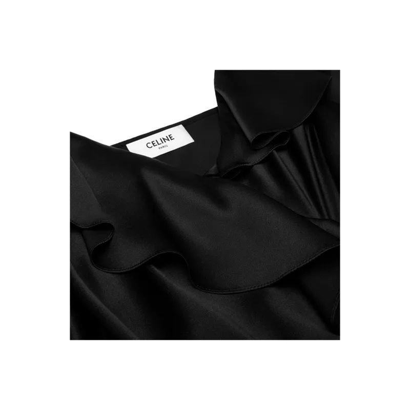 CELINE Asymmetric Lingerie Dress-2