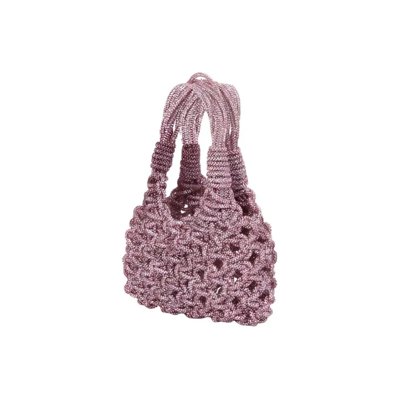HIBOURAMA Resin Handbag Mini Women's Pink-3