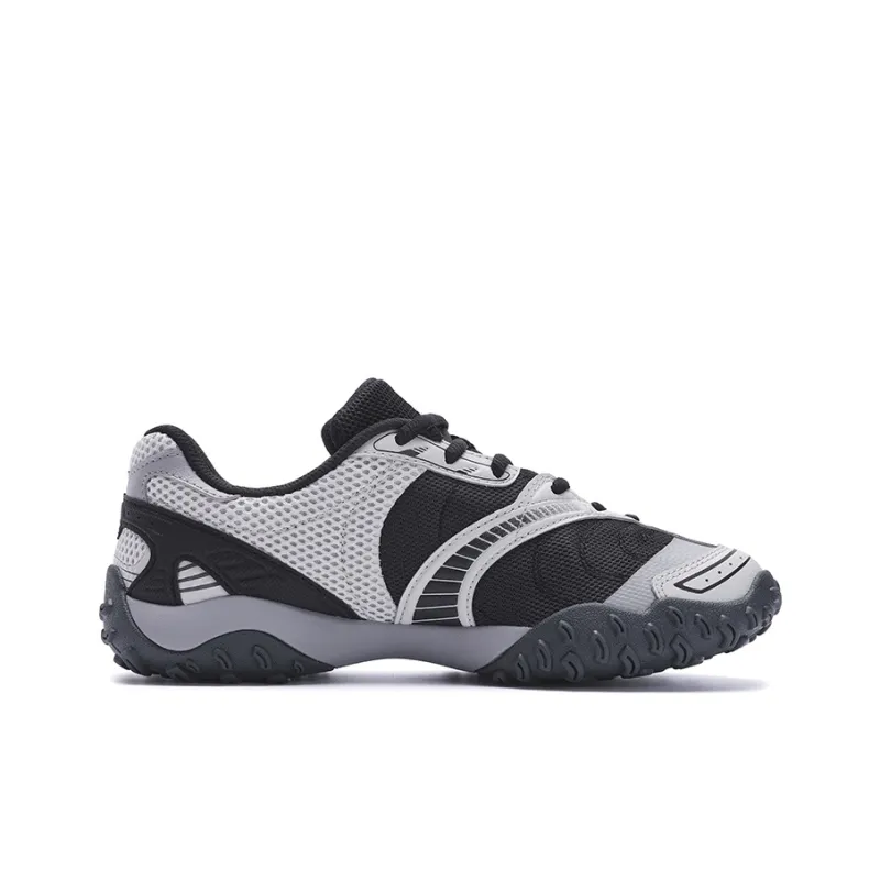 FILA ECHAPPE Slip Resistant, Abrasion Resistant, Breathable Low Top Casual Shoes Women's Black Gray-1