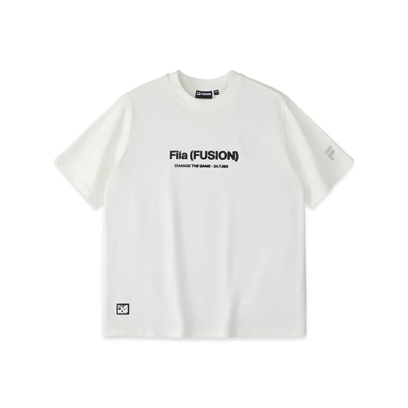 FILA FUSION WORKWEAR T Shirts Men Cloud White-0