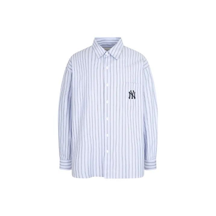 MLB Basic Logo New York Yankees Shirt Unisex Blue-0