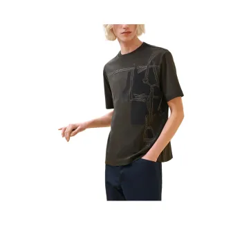 HERMES T Shirts Men Black