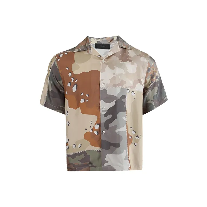 AMIRI Camoflage Silk Shirt-0