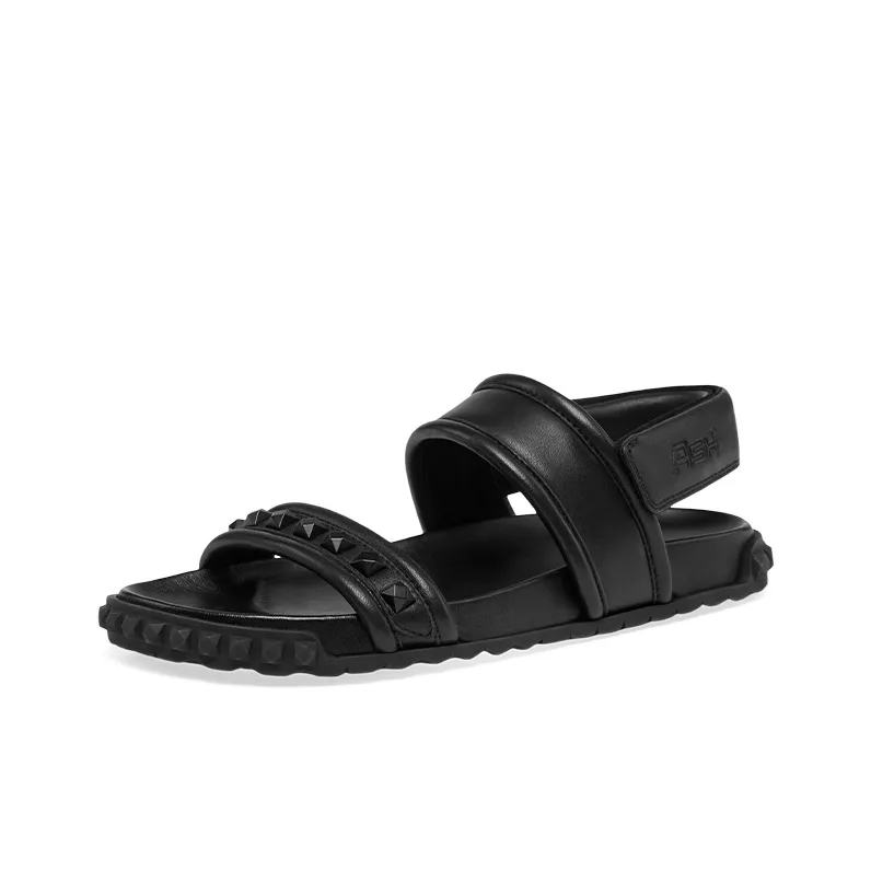 ASH TIXTY One Strap Sandals Women's Black-1