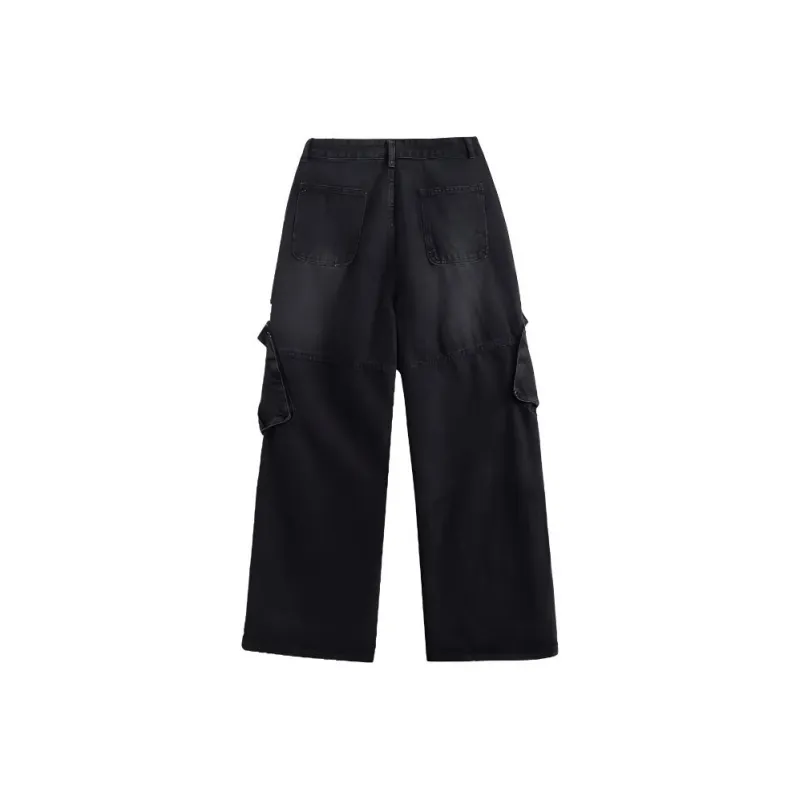 LESS BEARS Jeans Unisex Black-1
