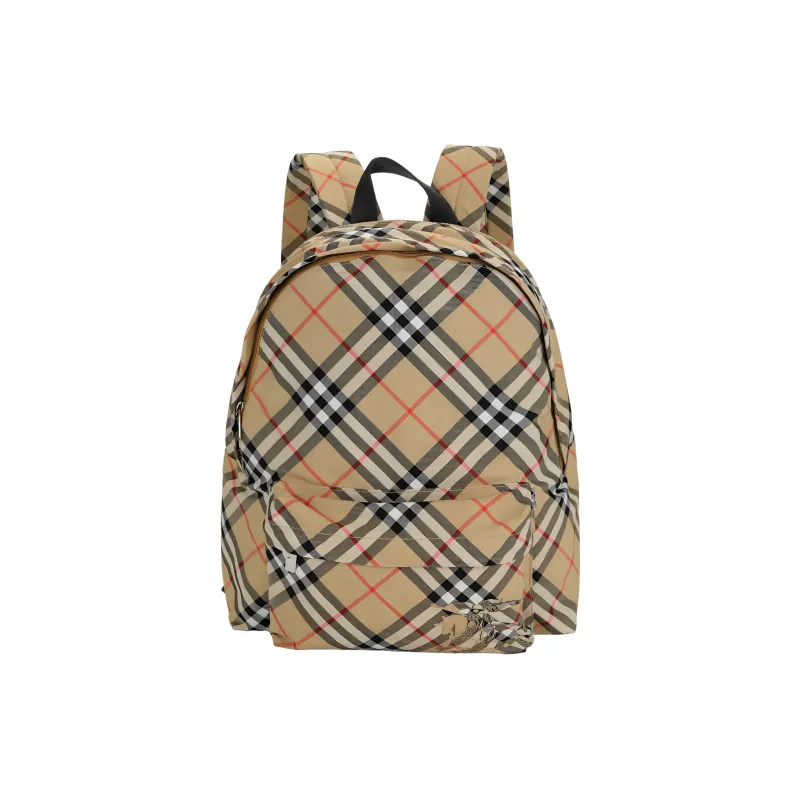 Burberry Canvas Polyester Backpack Men's Sand-0