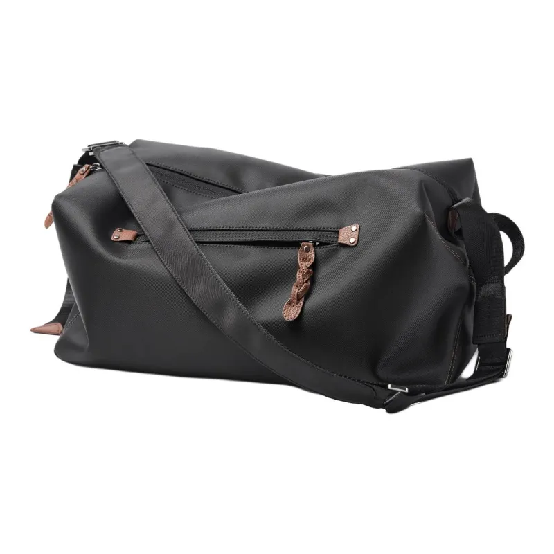 VIHUS Oxford Shoulder Bag, Crossbody Bag, Gym Bag Men's Glacier Gray/Black-4