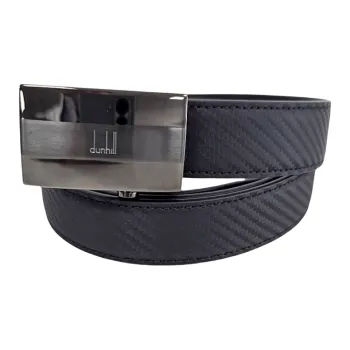 Dunhill Cow Leather Belts Men's Width 3CM