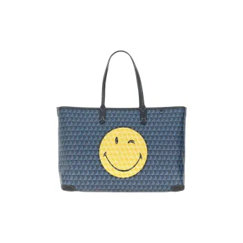 Anya Hindmarch I Am A Plastic Bag Wink Zipped Tote Bag