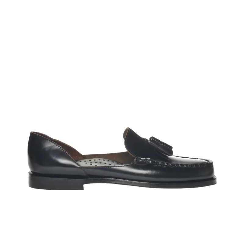 Sebago Luisa Tassel Casual Single Shoes Women's Black-1