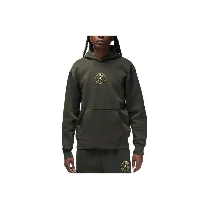 Jordan Paris Saint-Germain Sweatshirt Men's Olive Green-0