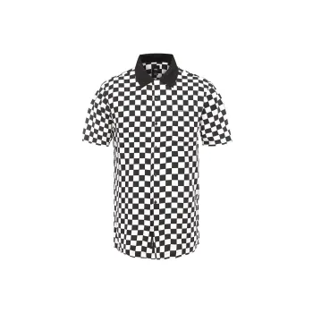 Vans CHECKER CAMP Shirts Men Black