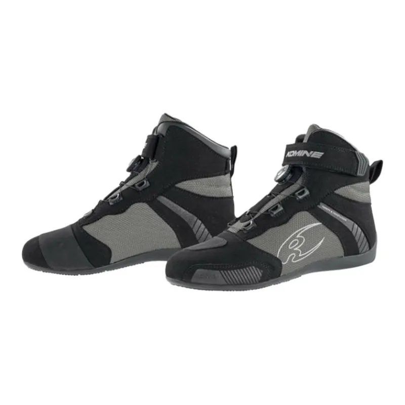 KOMINE SAFETY&INNOVATION Waterproof Motorcycle Shoes Unisex Gray-0