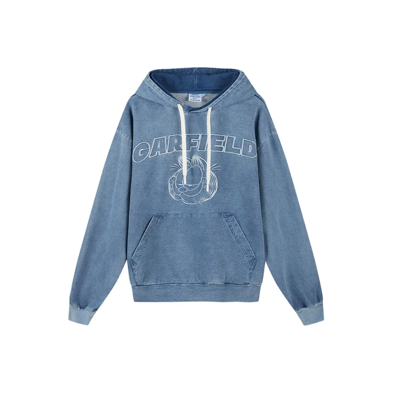 FUN Fun X Garfield Sweatshirt Unisex Denim Blue-0