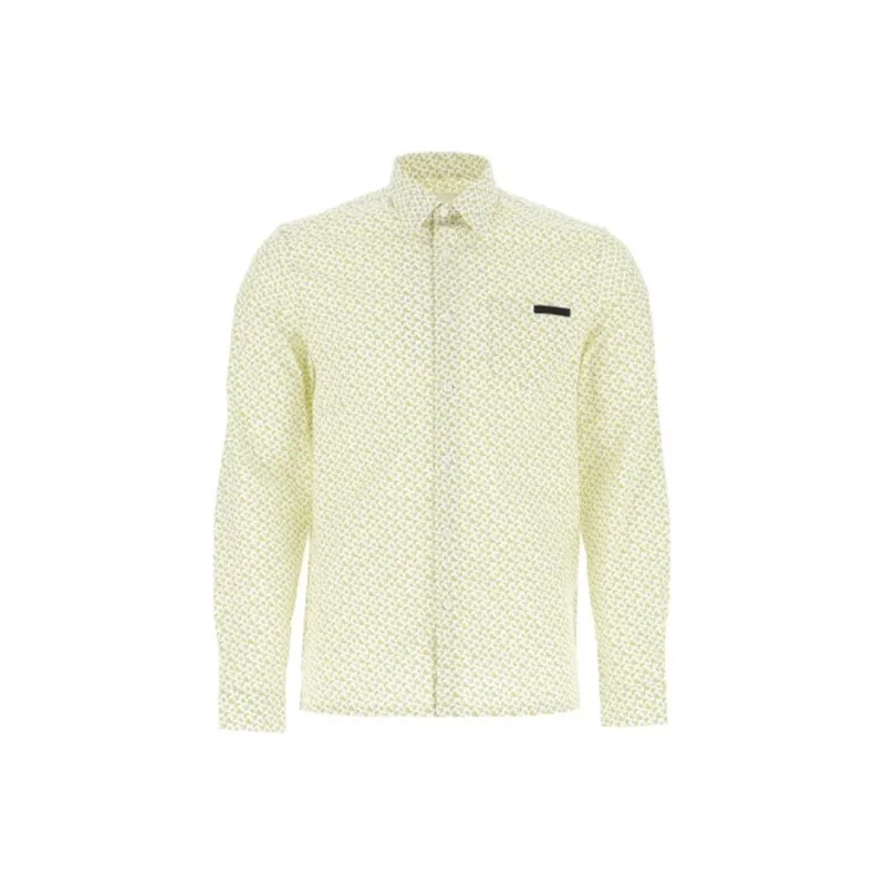 PRADA Shirts Men Yellow-0
