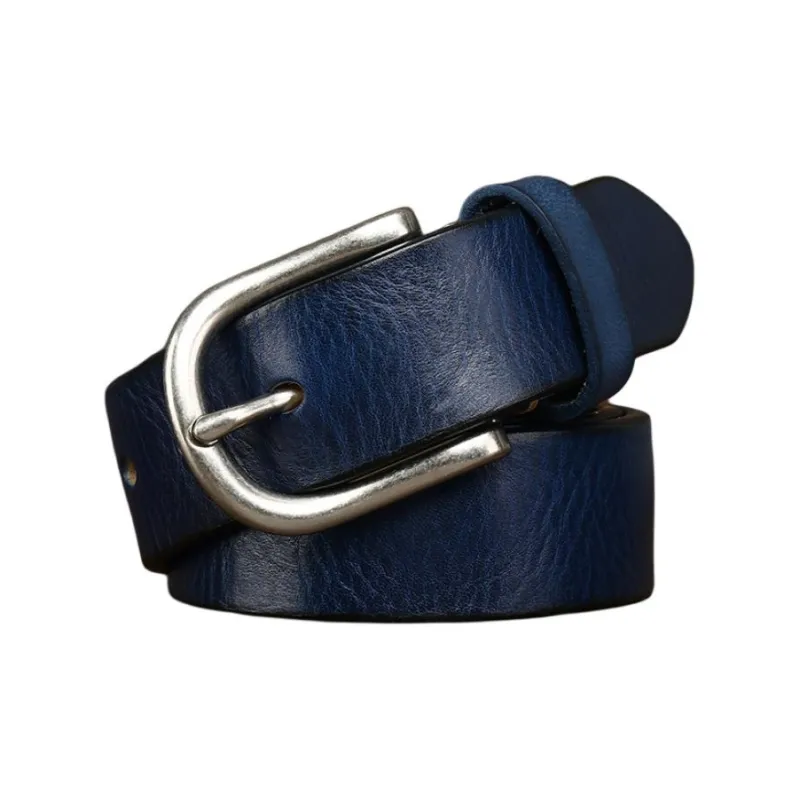 JEANSWEST Cow Leather Belts Men's 3.7CM-7
