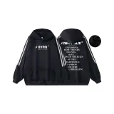 Black & White Fleece-Lined