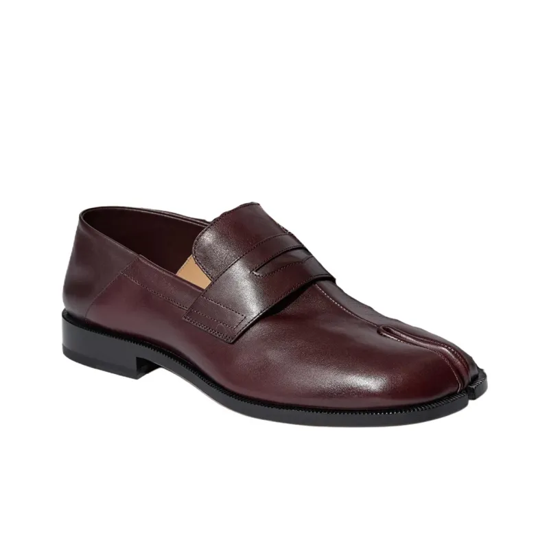 Maison Margiela Tabi Casual Shoes Men's Burgundy-1