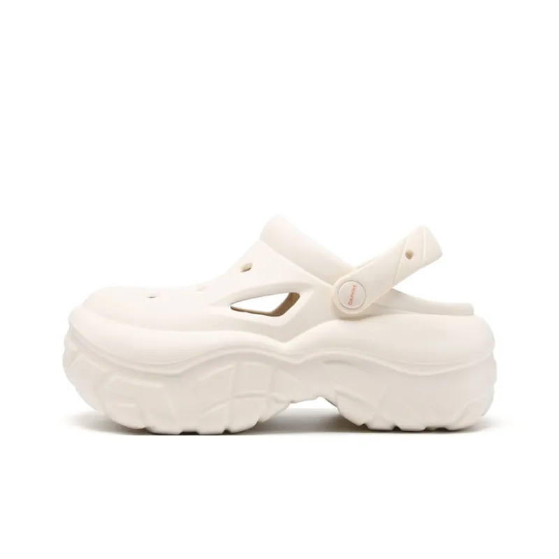DAPHNE Clogs Women's Beige Yellow-0