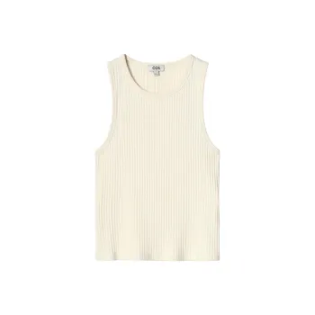 COS Tank Tops Men Ecru