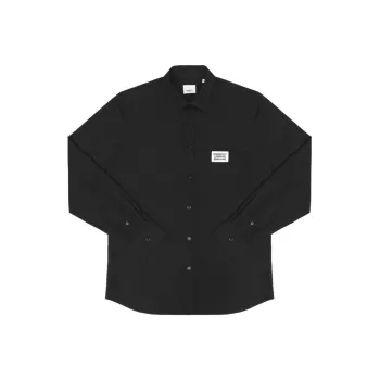 Burberry Shirt Spring Men's Black