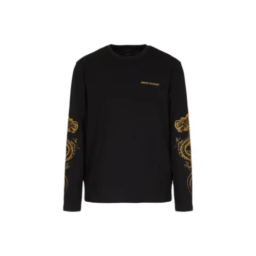 ARMANI EXCHANGE SS24 Sweatshirt Men's Black
