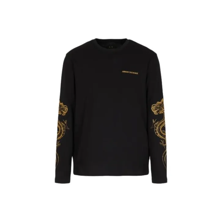 ARMANI EXCHANGE SS24 Sweatshirt Men's Black-0