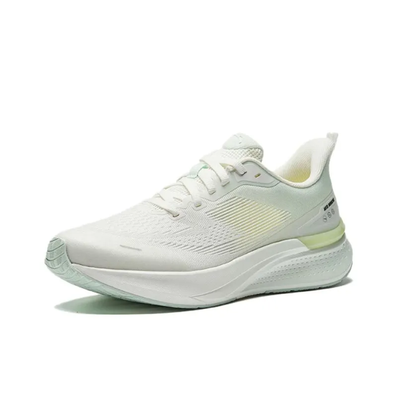 Anta Lightweight, Breathable, And Rebound Low Top Casual Running Shoes Women's White Green-1