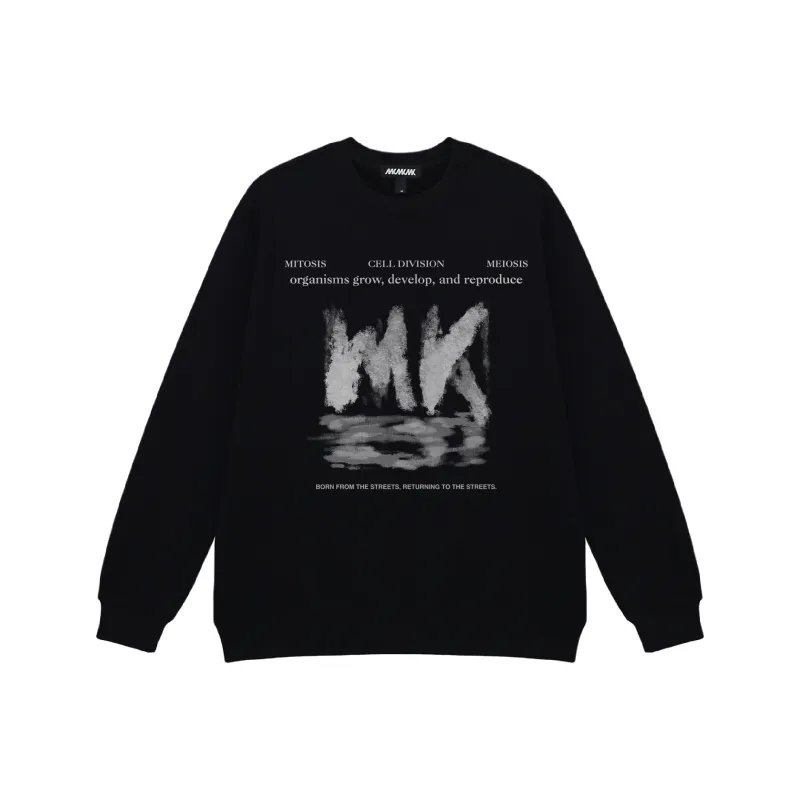 MK MONKEY KING Sweatshirt Unisex Black-0