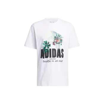 Adidas Lil Stripe Photoreal Graphic Tee T-Shirt Men's White