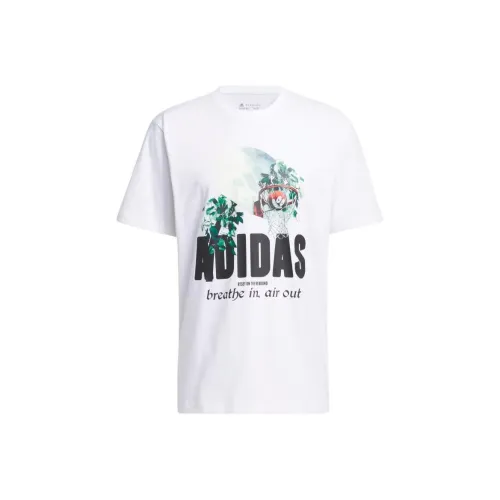 Adidas Lil Stripe Photoreal Graphic Tee T-Shirt Men's White