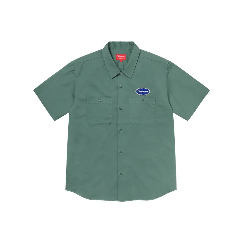 Supreme Studded Patch S/S Work Shirt-3