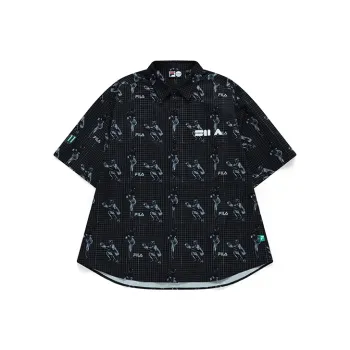 FILA FUSION Shirt Men's Active Sports Black