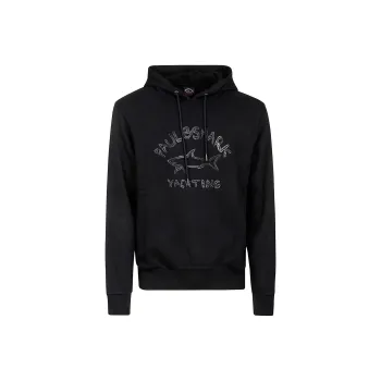 Paul & Shark Logo print Drawstring Hoodie