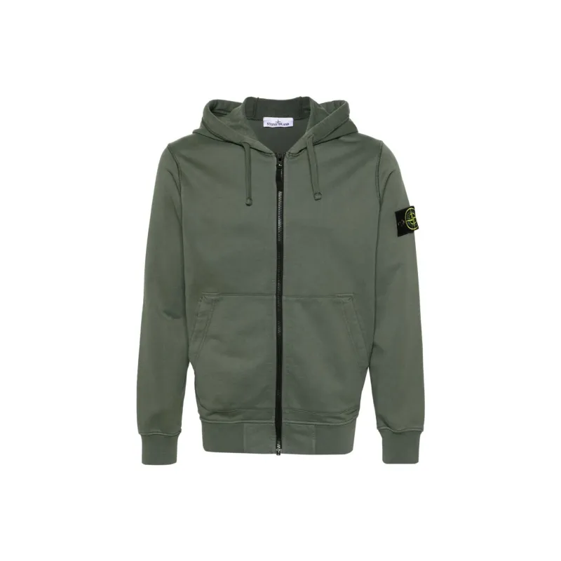 STONE ISLAND Compass-Badge Zipped Hoodie-0